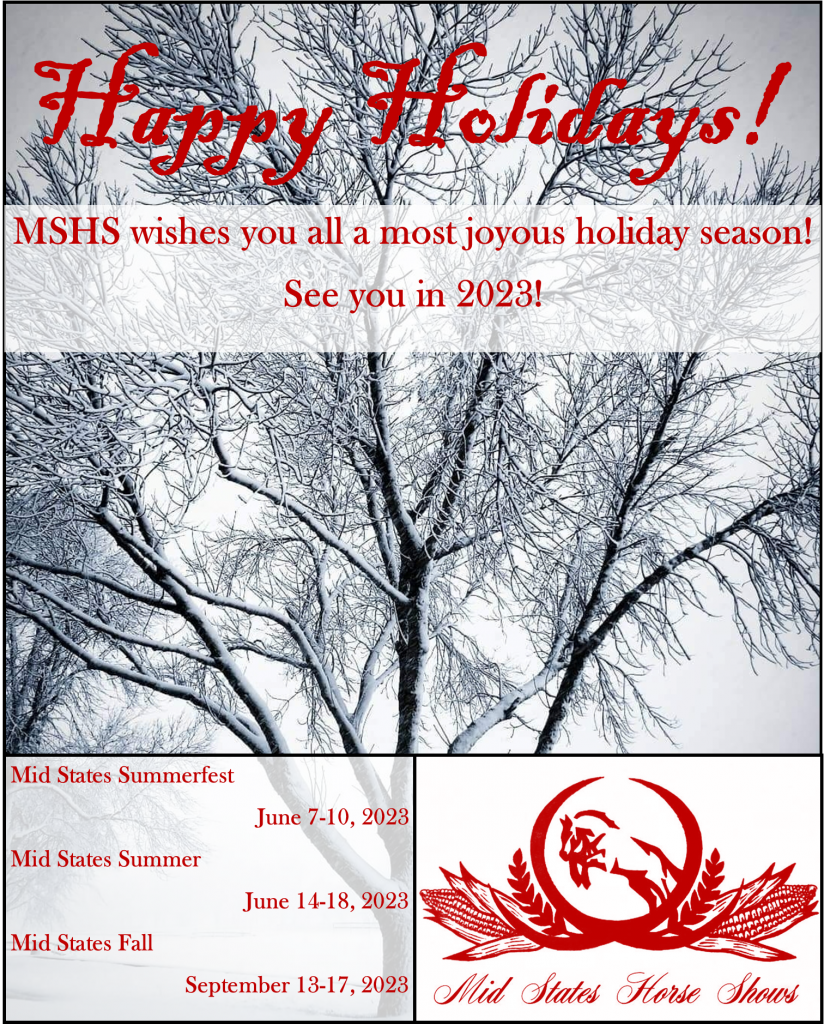2023 MSHS Calendar Holidays Ad